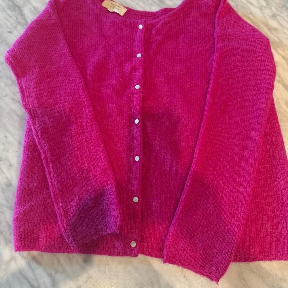 Sezane pink sweater